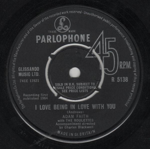 Adam Faith With The Roulettes – It's Alright