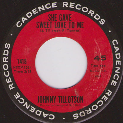 Johnny Tillotson – It Keeps Right On A-Hurtin'