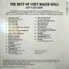 Chet Baker – Let's Get Lost (The Best Of Chet Baker Sings) — photo 2