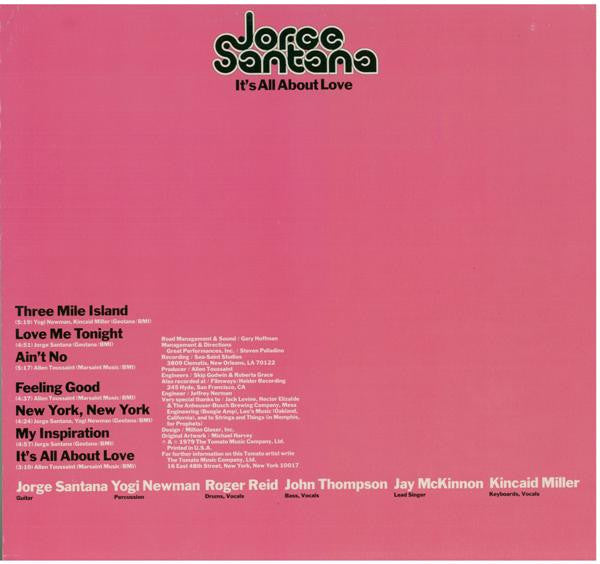 Jorge Santana – It's All About Love