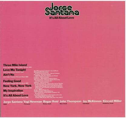 Jorge Santana – It's All About Love