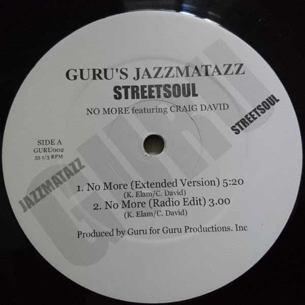 Guru's Jazzmatazz Featuring Craig David – No More