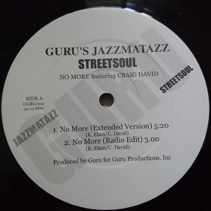 Guru's Jazzmatazz Featuring Craig David – No More