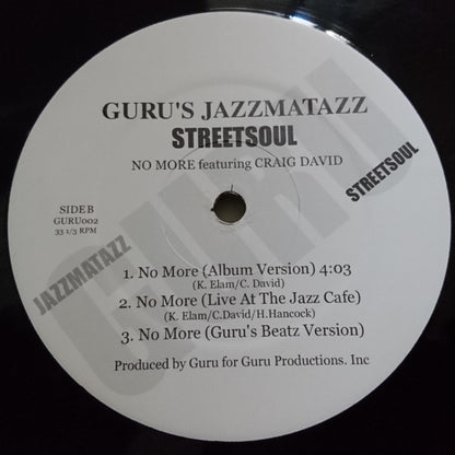 Guru's Jazzmatazz Featuring Craig David – No More