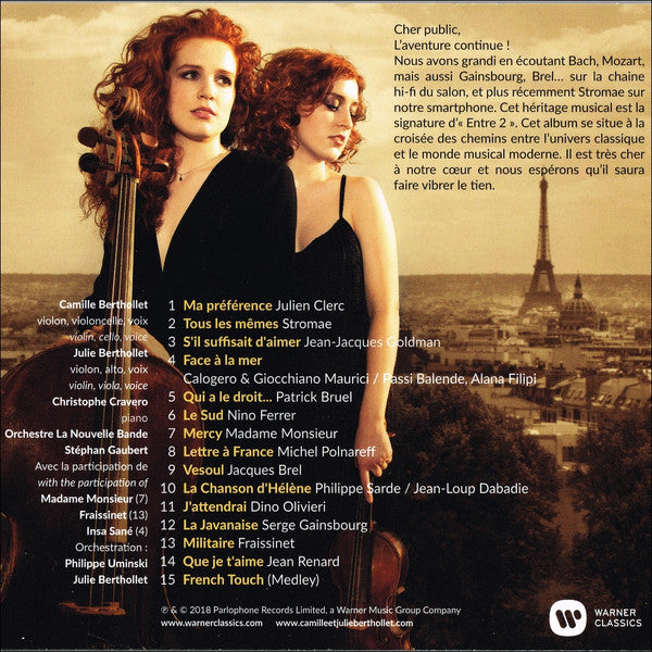 Camille & Julie Berthollet – Entre 2