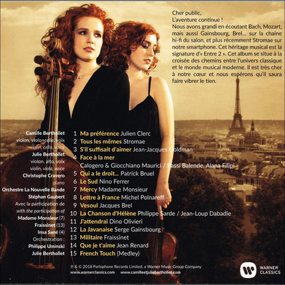 Camille & Julie Berthollet – Entre 2