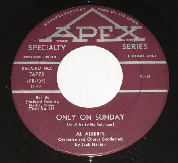 Al Alberts – Heaven Needed An Angel