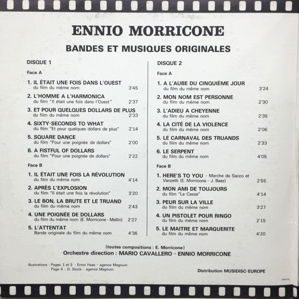 Ennio Morricone – Bandes Et Musiques Originales