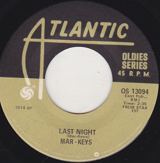 The Mar-Keys – Last Night / Philly Dog