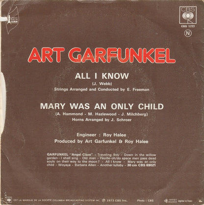 Art Garfunkel – All I Know