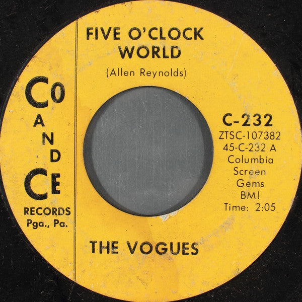 The Vogues – Five O'Clock World