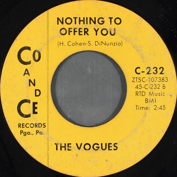 The Vogues – Five O'Clock World