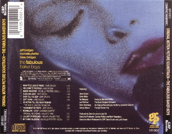 Dave Grusin – The Fabulous Baker Boys (Original Motion Picture Soundtrack)