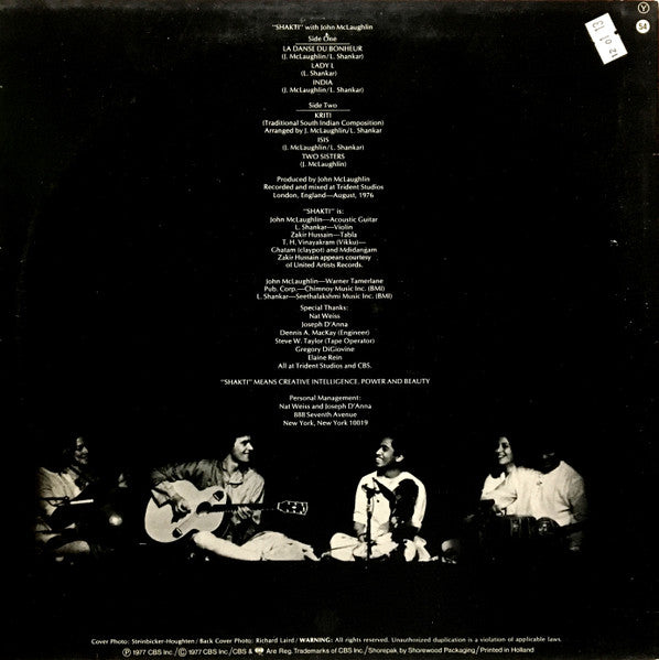 Shakti (2) With John McLaughlin – A Handful Of Beauty
