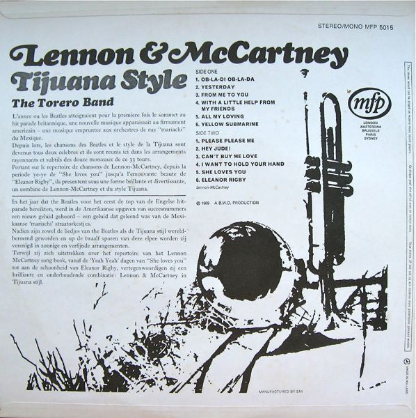 The Torero Band – Lennon & McCartney Tijuana Style