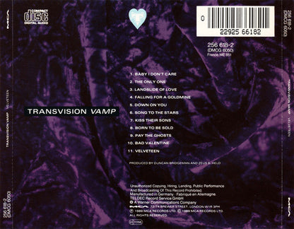 Transvision Vamp – Velveteen