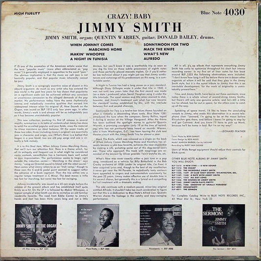 Jimmy Smith – Crazy! Baby