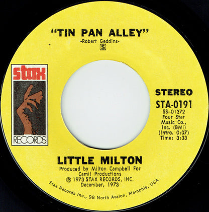 Little Milton – Tin Pan Alley / Sweet Woman Of Mine