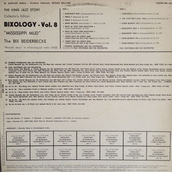 Bix Beiderbecke – Bixology "Mississippi Mud"