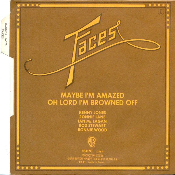 Faces (3) – Maybe I'm Amazed / Oh Lord I'm Browned Off