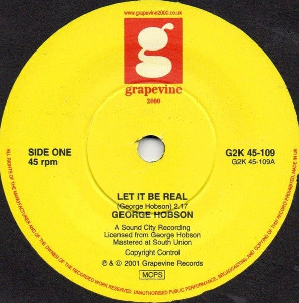 George Hobson – Let It Be Real