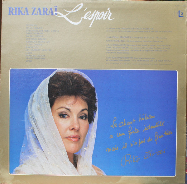 Rika Zaraï – L'Espoir