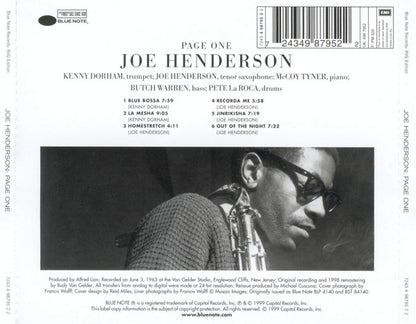 Joe Henderson – Page One