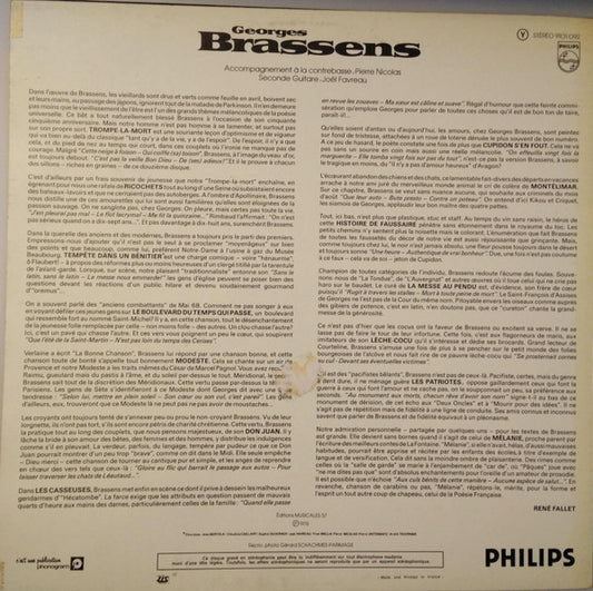 Georges Brassens – Nouvelles Chansons