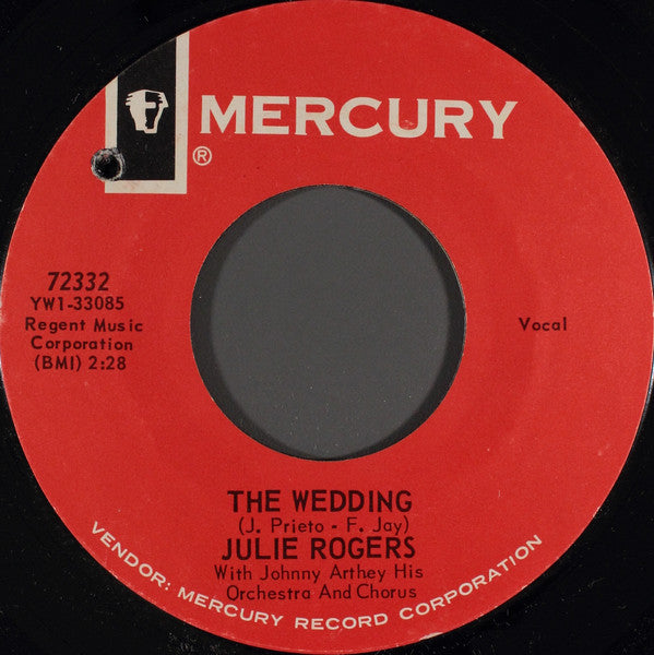 Julie Rogers – The Wedding / Without Your Love