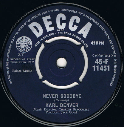 Karl Denver – Never Goodbye