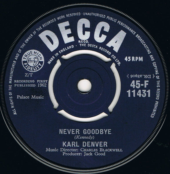 Карл Денвер – Never Goodbye