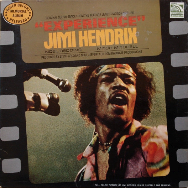 Jimi Hendrix – Original Sound Track From The Feature Length Motion Picture "Experience"