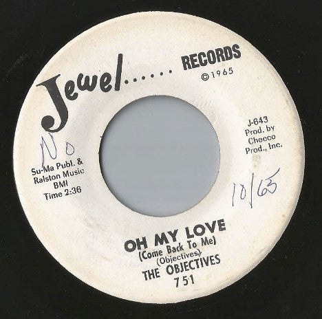 The Objectives – Oh My Love (Come Back To Me) / Love Went Away