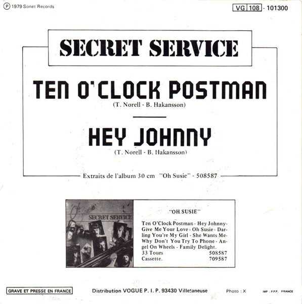 Secret Service – Ten O'Clock Postman