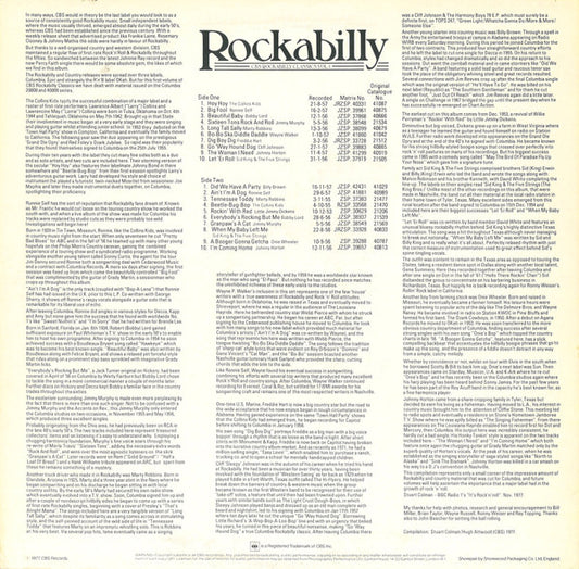 Various – CBS Rockabilly Classics Vol.1 - Rockabilly