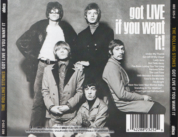 The Rolling Stones – Got Live If You Want It!