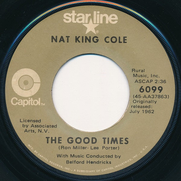 Nat King Cole – Ramblin' Rose / The Good Times