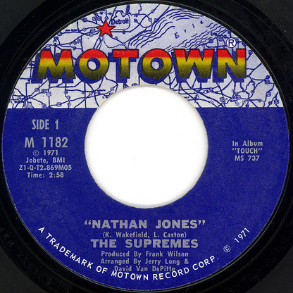 The Supremes – Nathan Jones / Happy (Is A Bumpy Road)