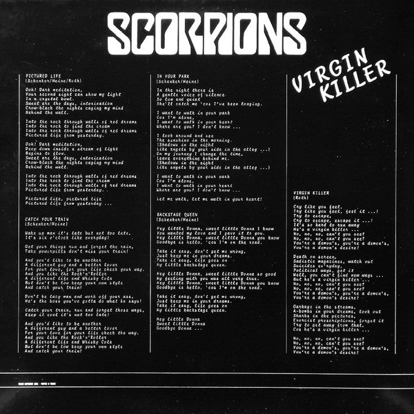 Scorpions – Virgin Killer