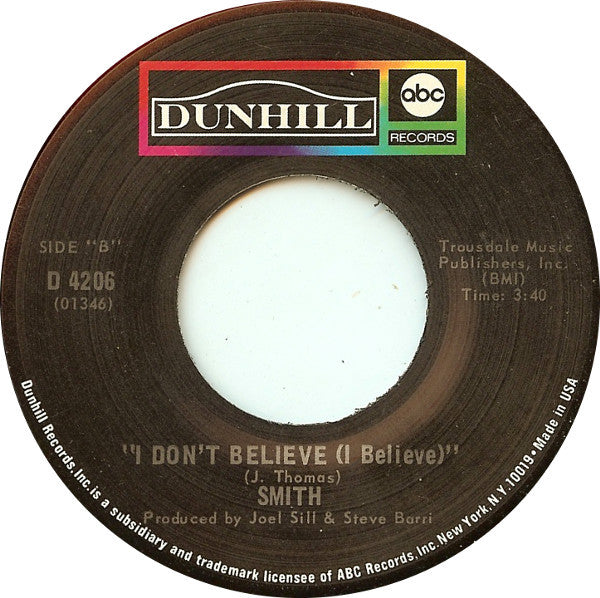 Smith (3) – Baby It's You / I Don't Believe (I Believe)