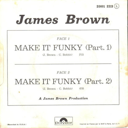 James Brown – Make It Funky (Parts 1 & 2)