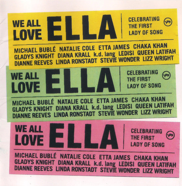 Various – We All Love Ella: Celebrating The First Lady Of Song