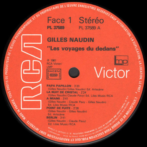 Gilles Naudin – Les Voyages Du Dedans