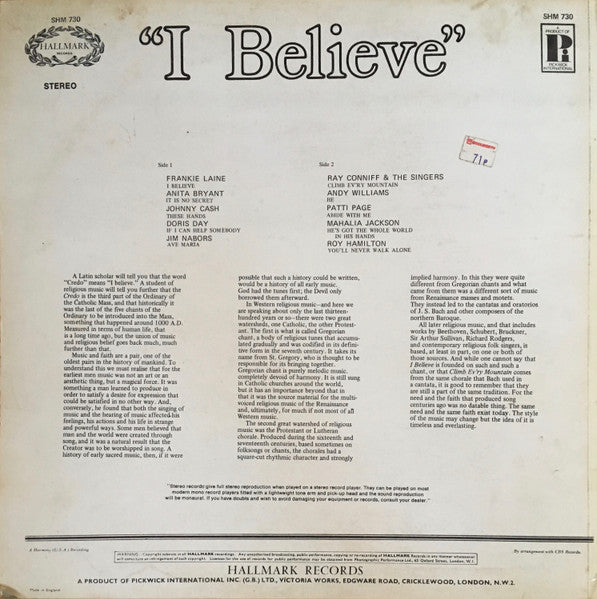 Various – I Believe