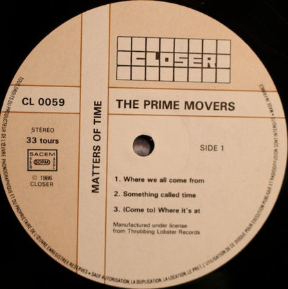 The Prime Movers – Matters Of Time