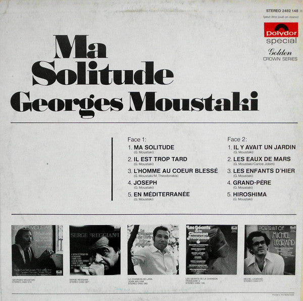 Georges Moustaki – Ma Solitude