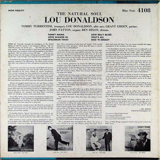 Lou Donaldson – The Natural Soul