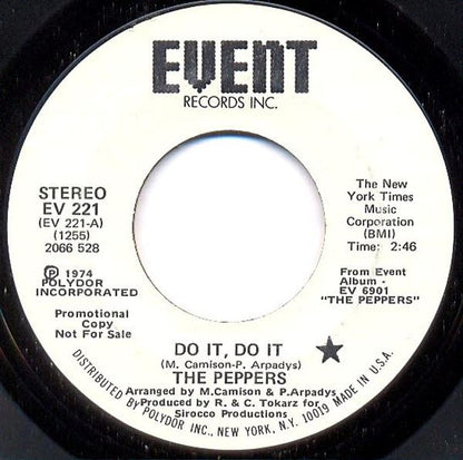 The Peppers – Do It, Do It / Just A Rock