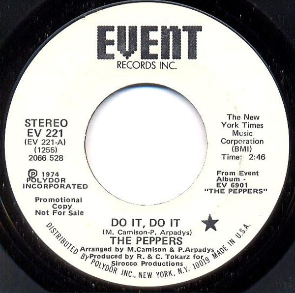 The Peppers – Do It, Do It / Just A Rock