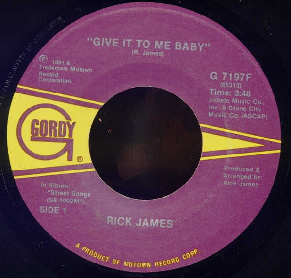 Rick James – Give It To Me Baby
